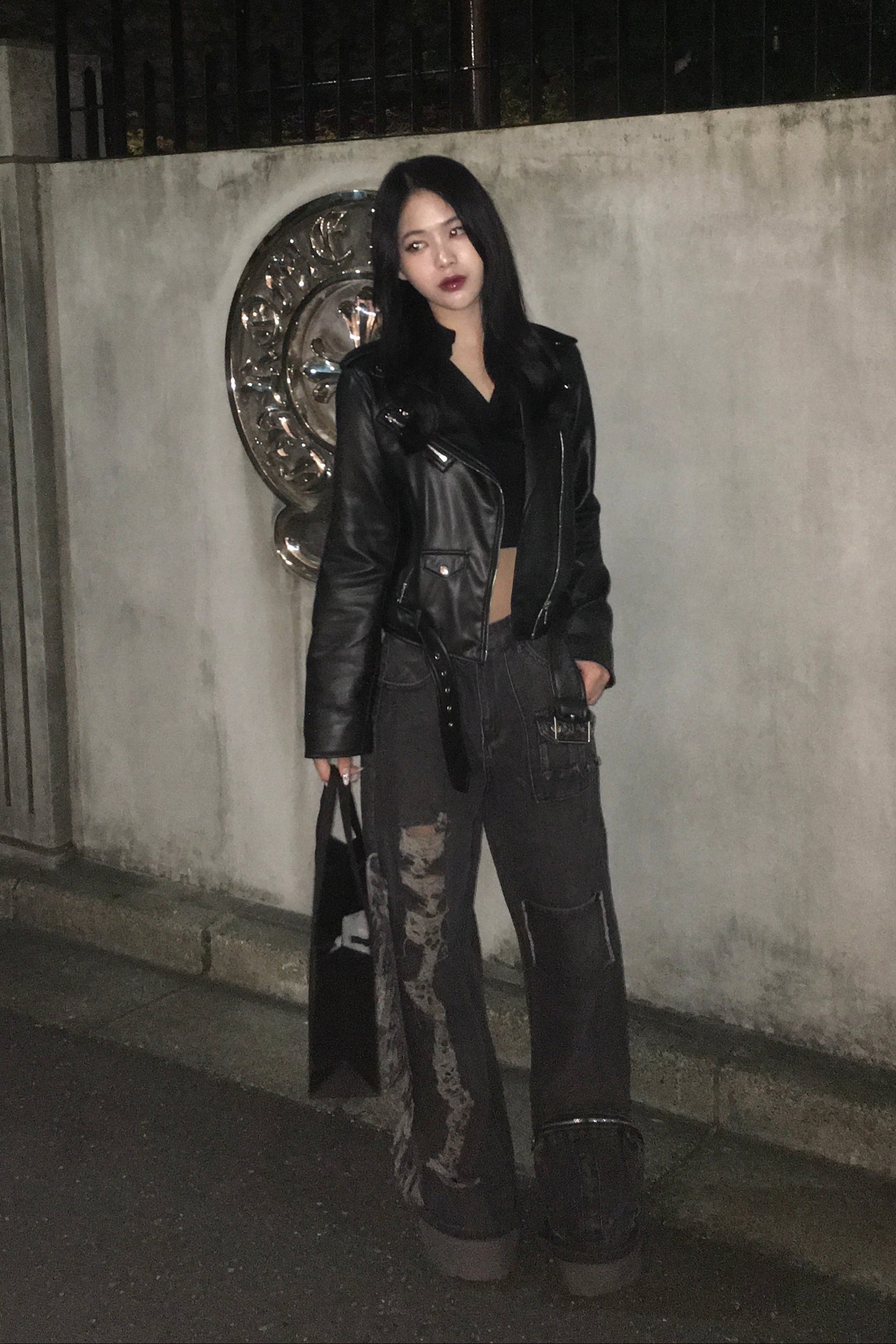 ダメージワイドパンツ NA10477