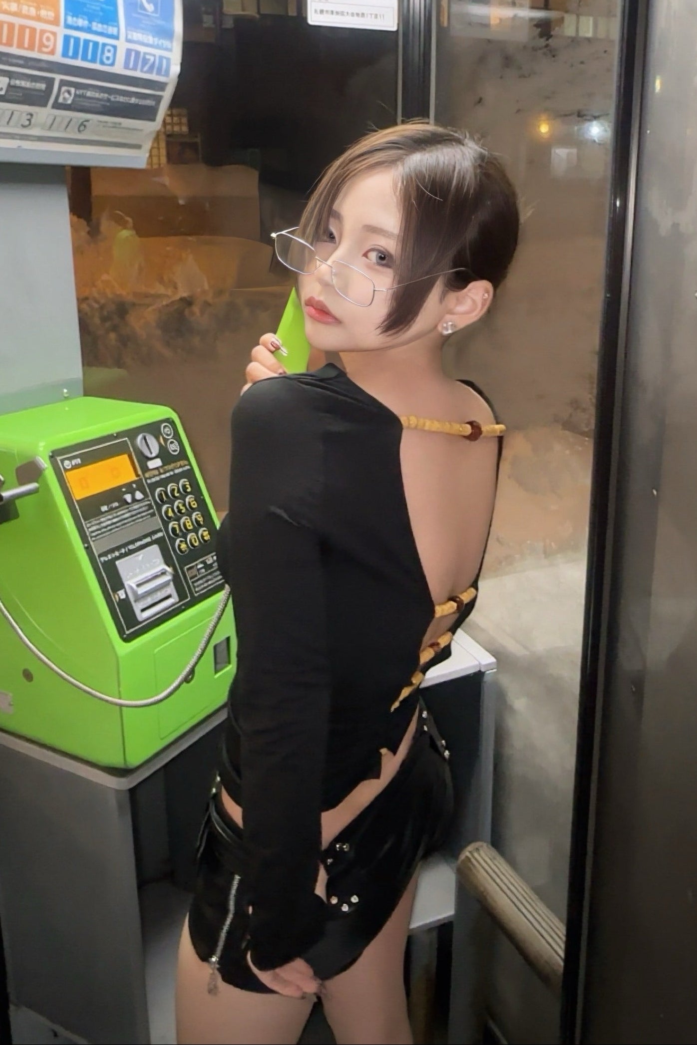 バックオープンスリムトップス NA10387