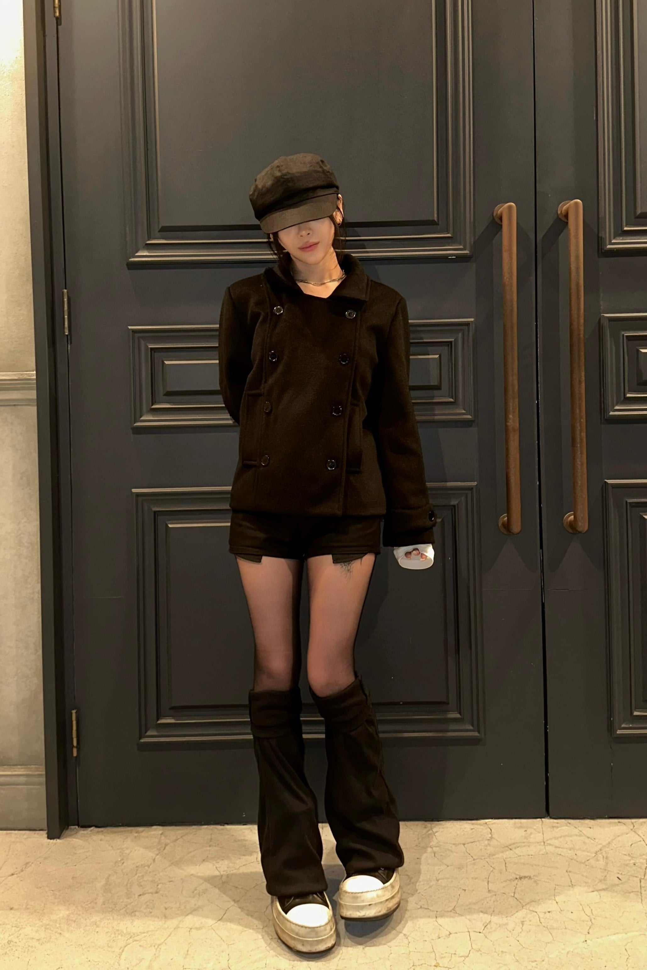 ダブルボタンショートコート NA10206