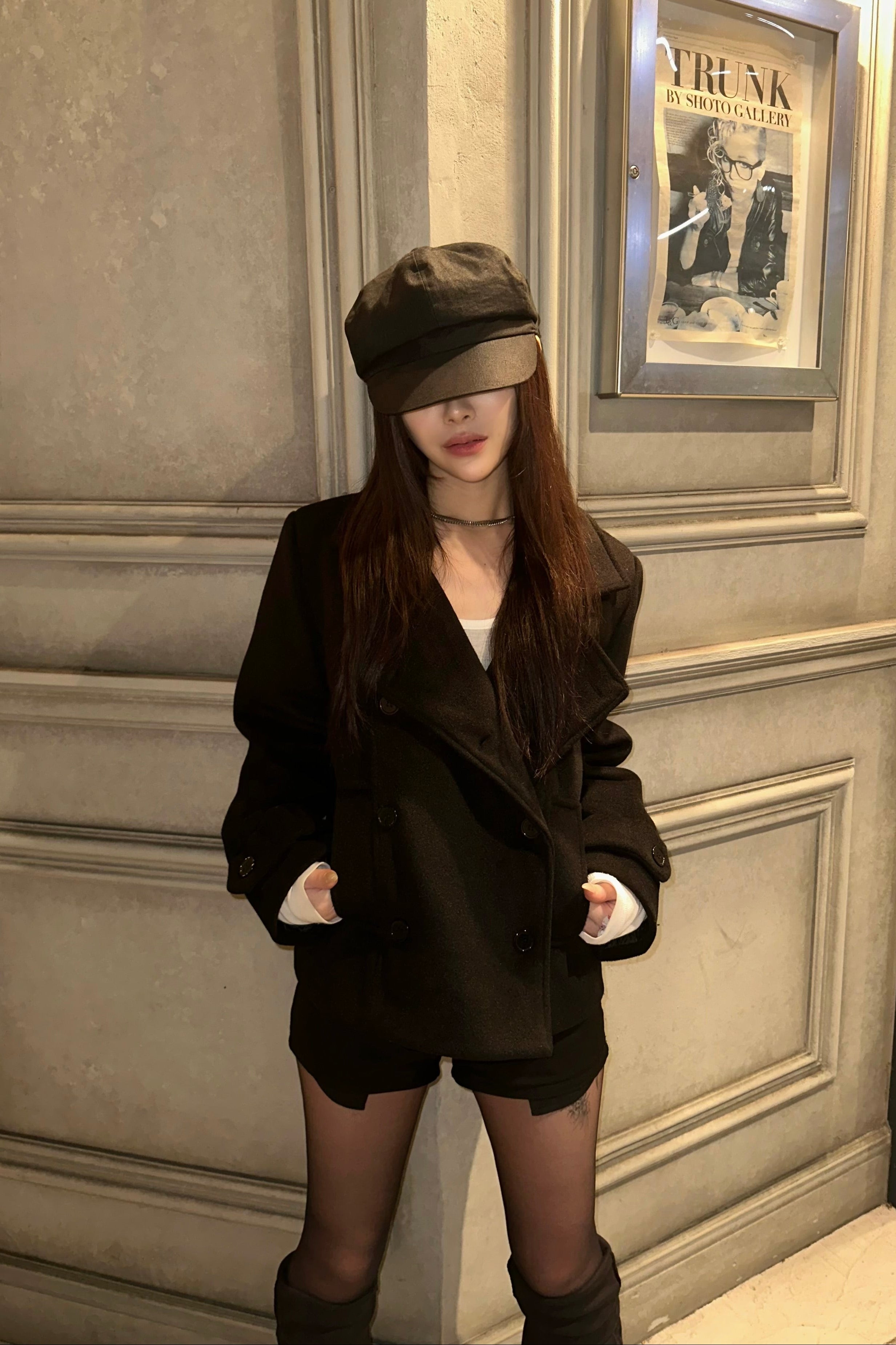 ダブルボタンショートコート NA10206