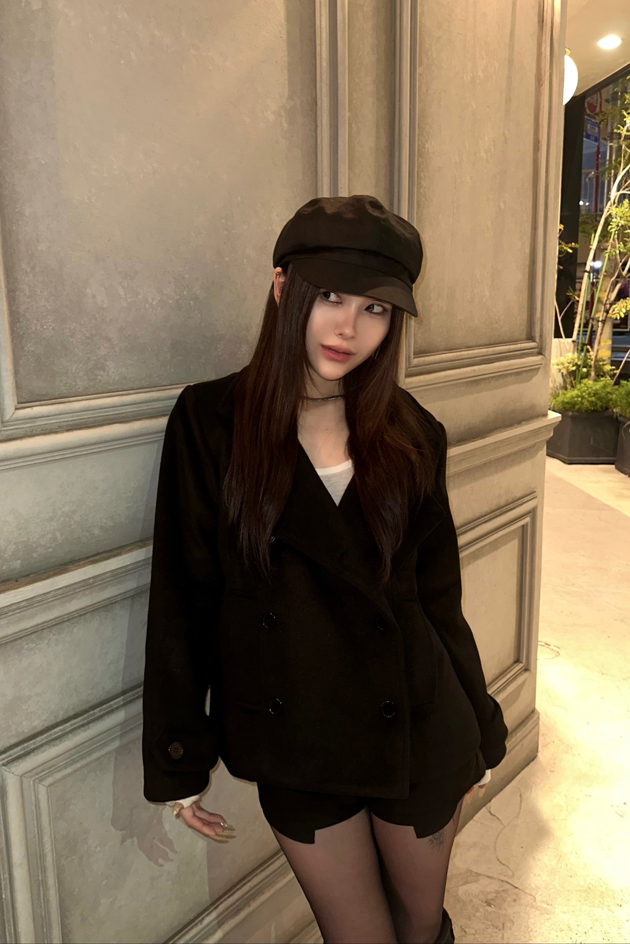 ダブルボタンショートコート NA10206