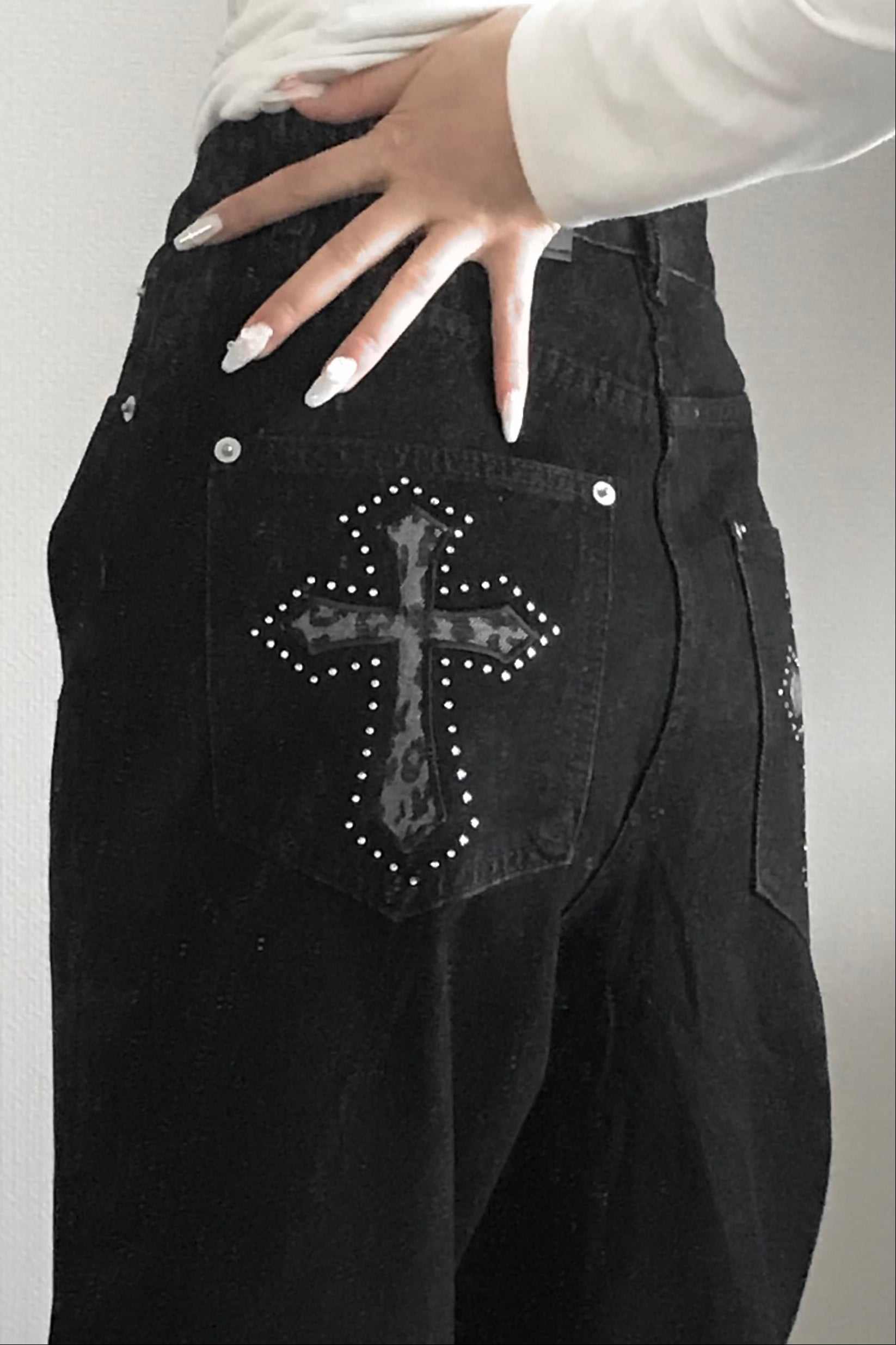 バックポケットデザインパンツ NA13579