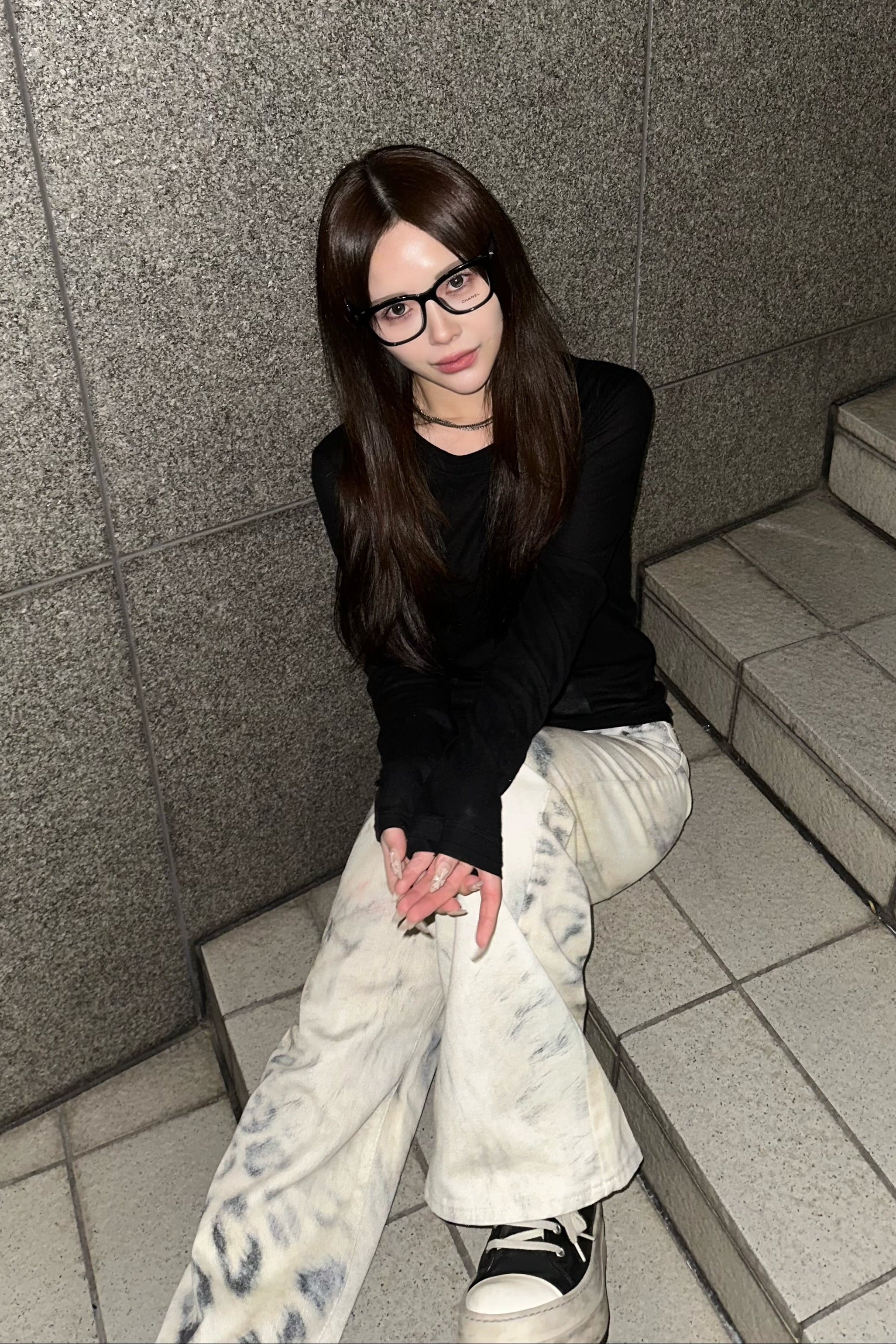 グラフィックデザインデニムNA10485