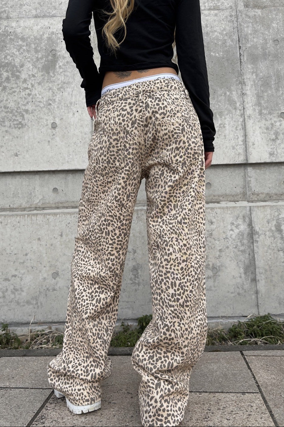 レオパードルーズパンツ NA10100