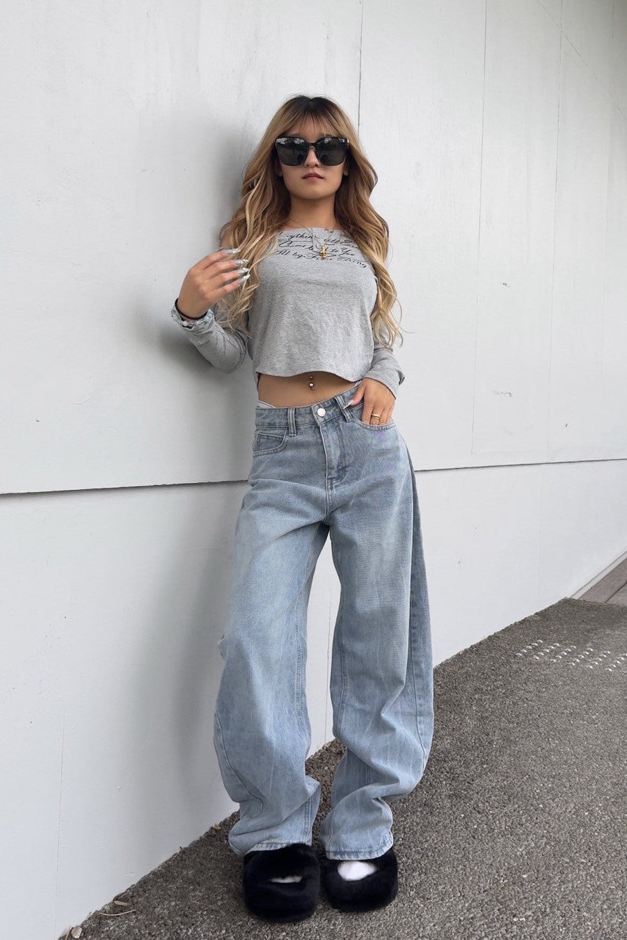 シルバーレタリングデニム NA10102