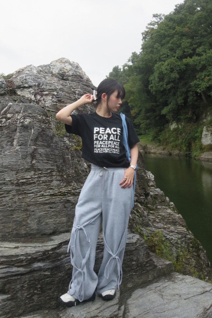 ストリングリボンスウェットパンツ NA10074