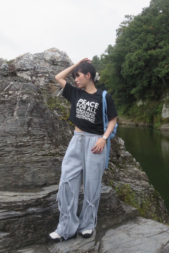 ストリングリボンスウェットパンツ NA10074