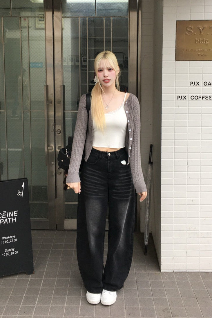 ニットショートカーディガン NA10097