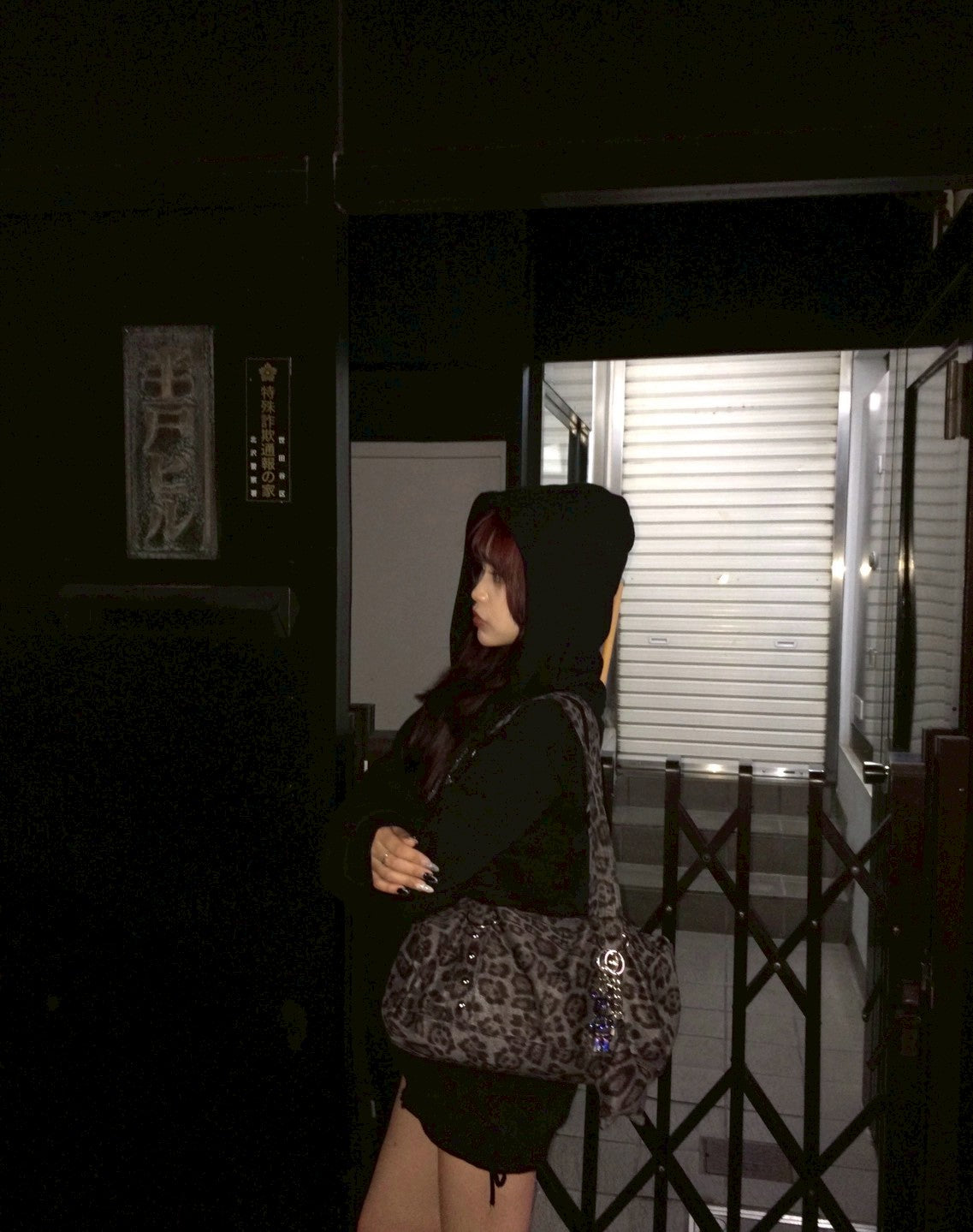 レオパードハンドバック NA10175