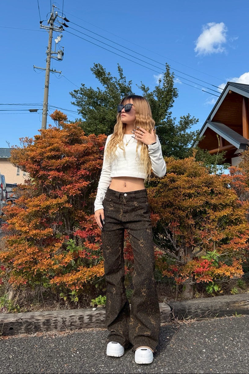 レオパードフレアパンツ NA10031