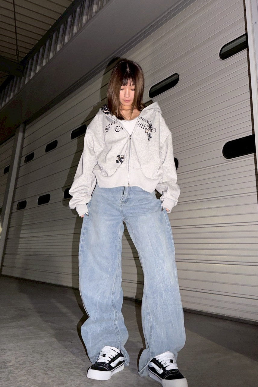 クロスジップパーカー NA10047