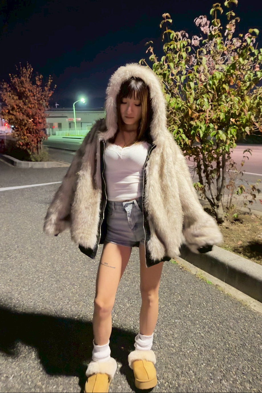 リバーシブルファーブルゾン NA10041