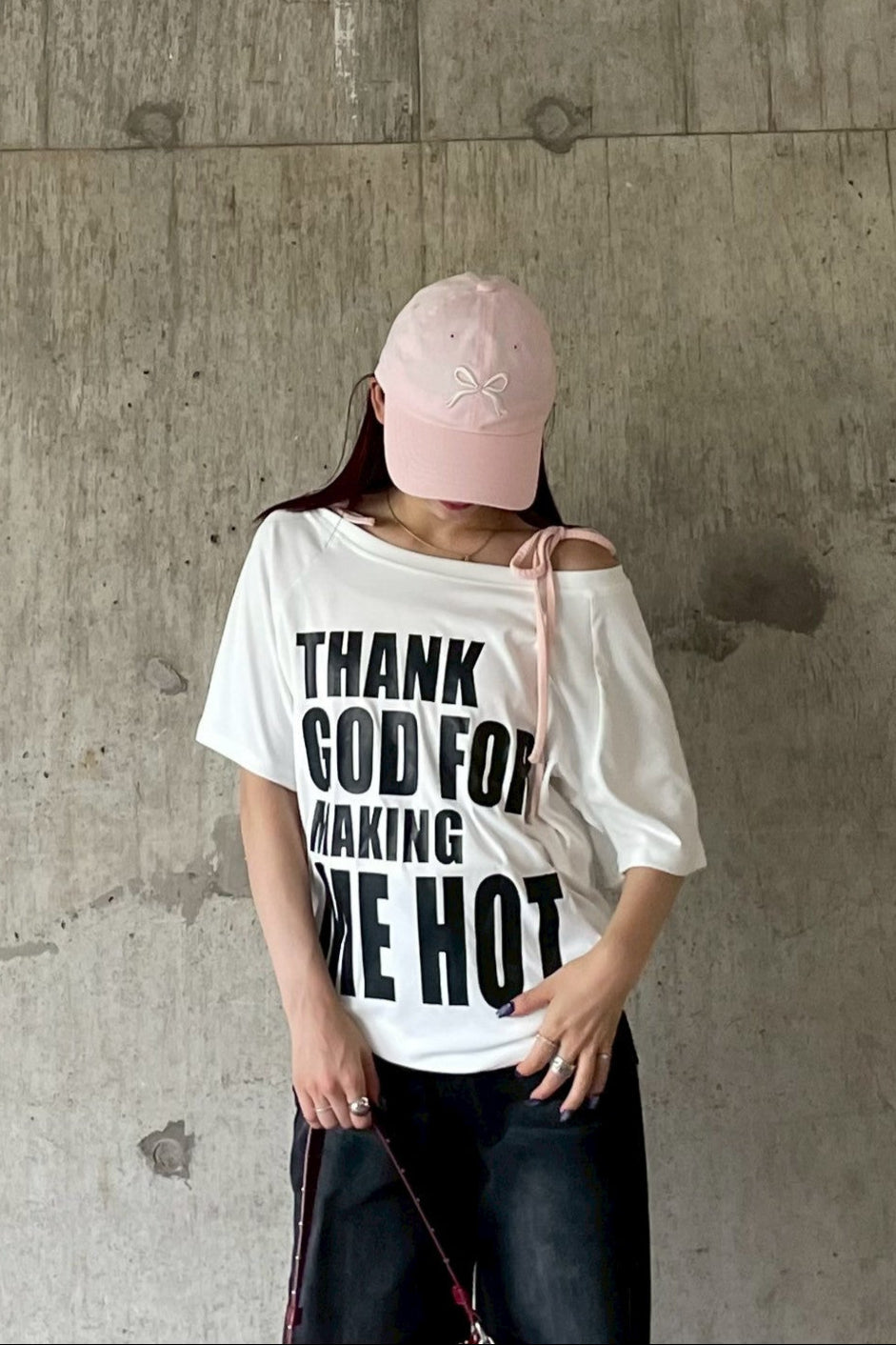 ワンショルオーバーグランジTシャツ NA12206
