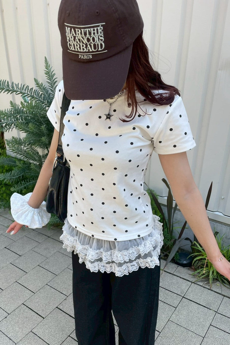 ドットタイトTシャツ NA10608