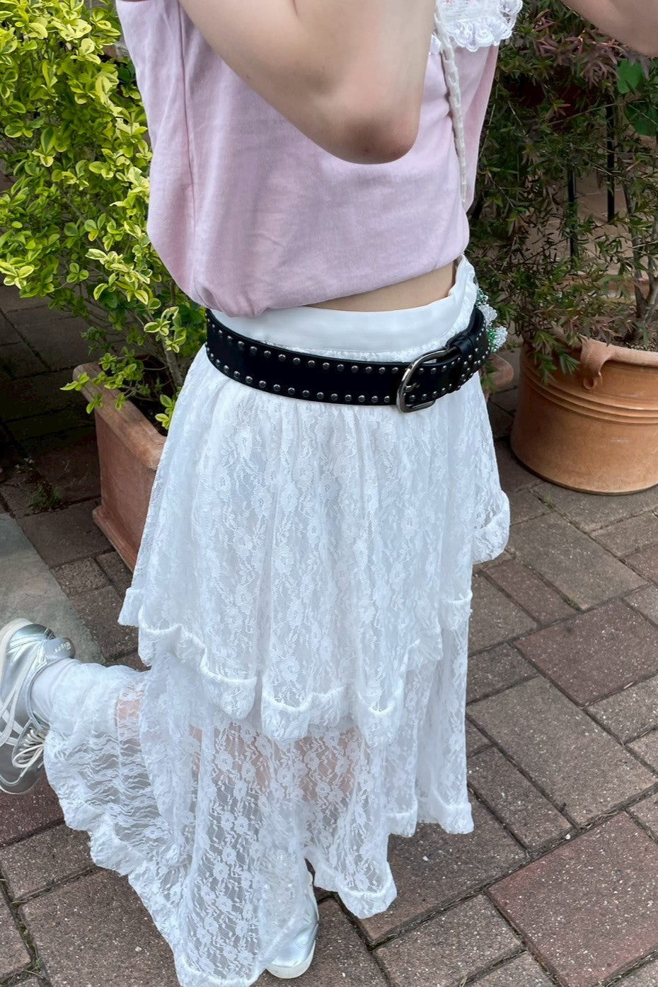 ロングレーススカート NA10612