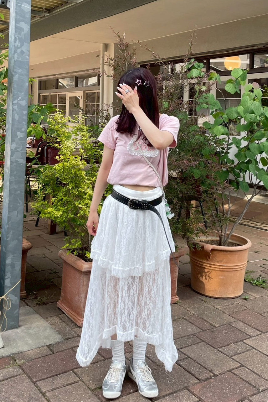 ロングレーススカート NA10612