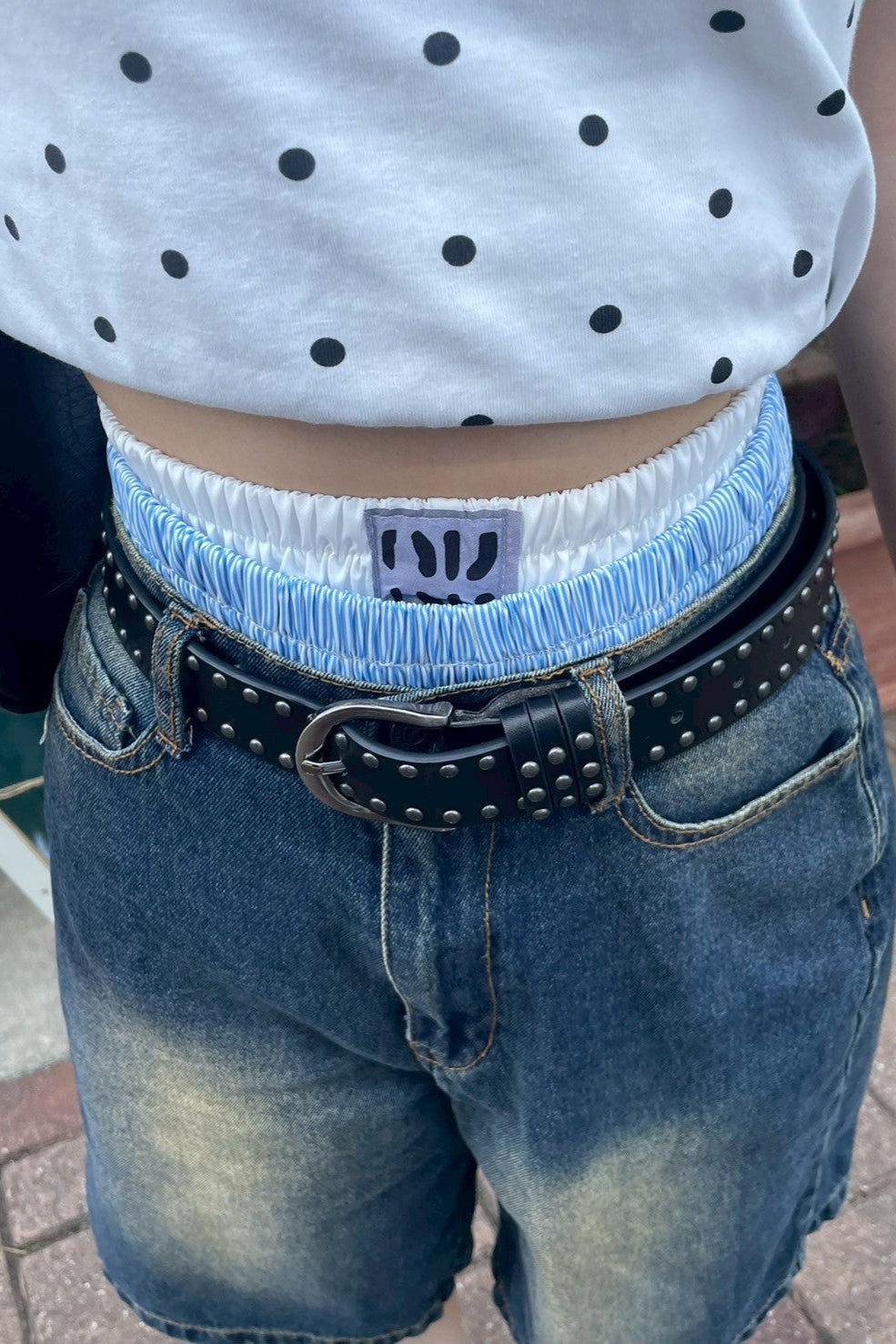 ストライプポケットハーフパンツ NA10613