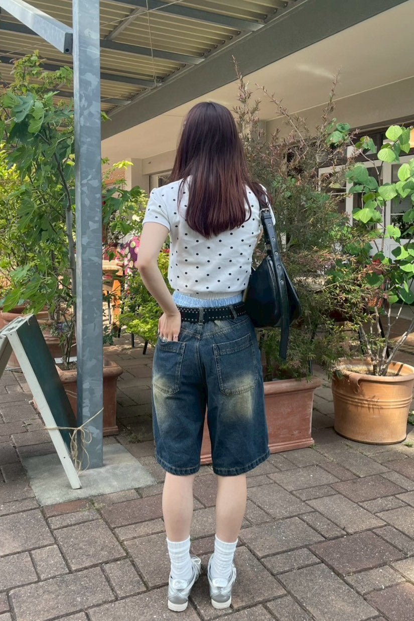 ストライプポケットハーフパンツ NA10613