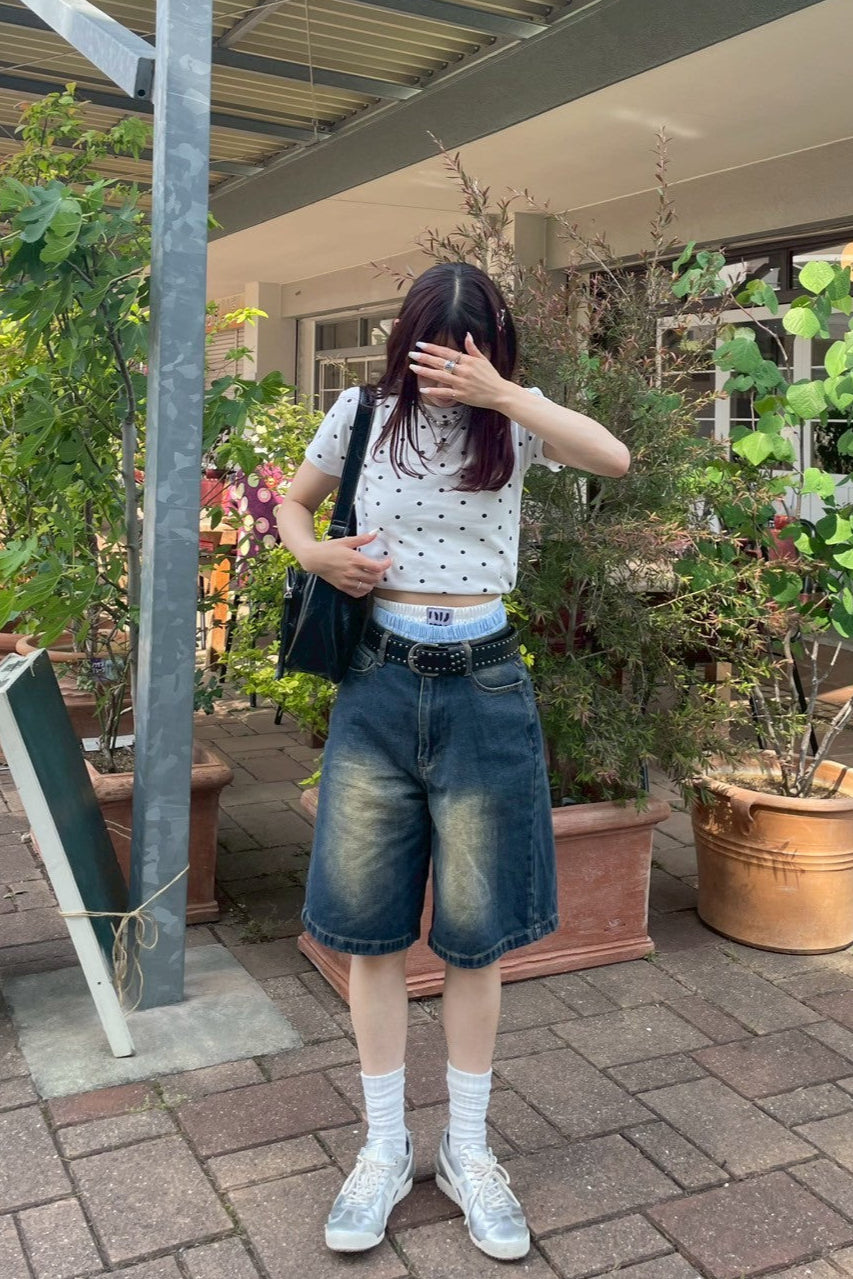 ストライプポケットハーフパンツ NA10613