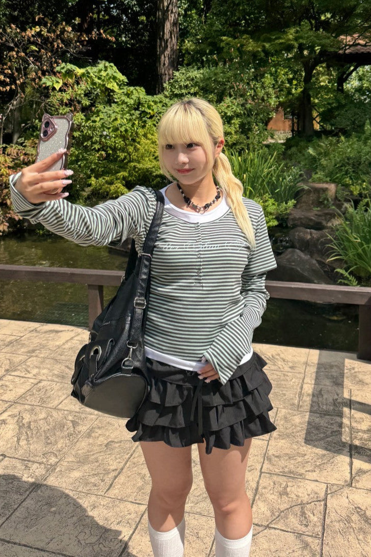 フレンチフリルミニスカート NA10022