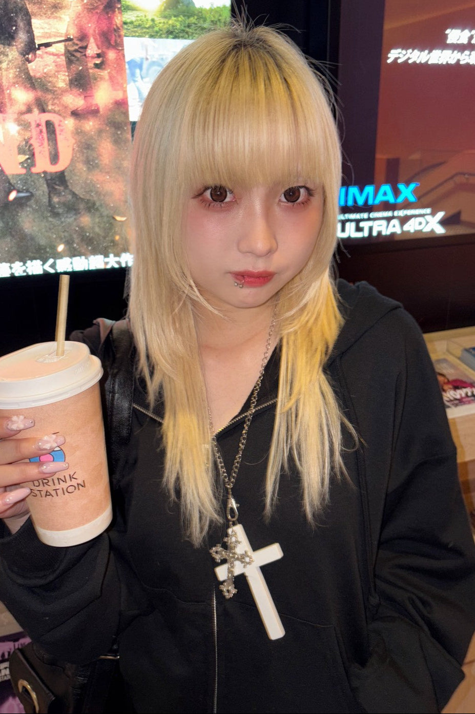 クロスモチーフチャームネックレス NA10055