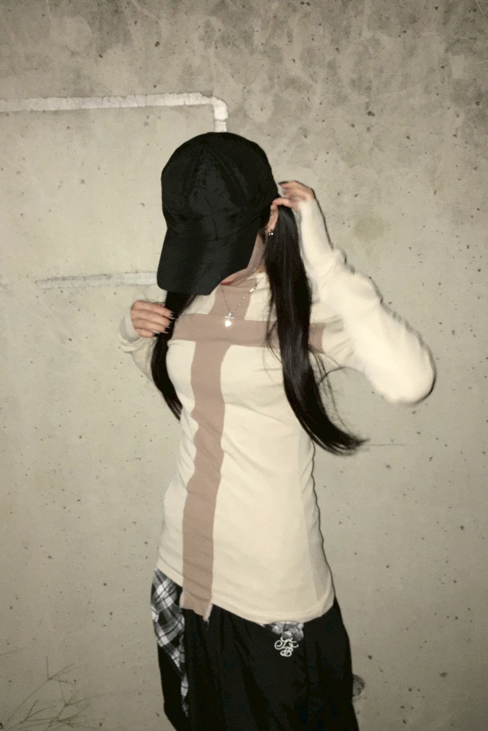 クロスオフショルダートップス NA10178