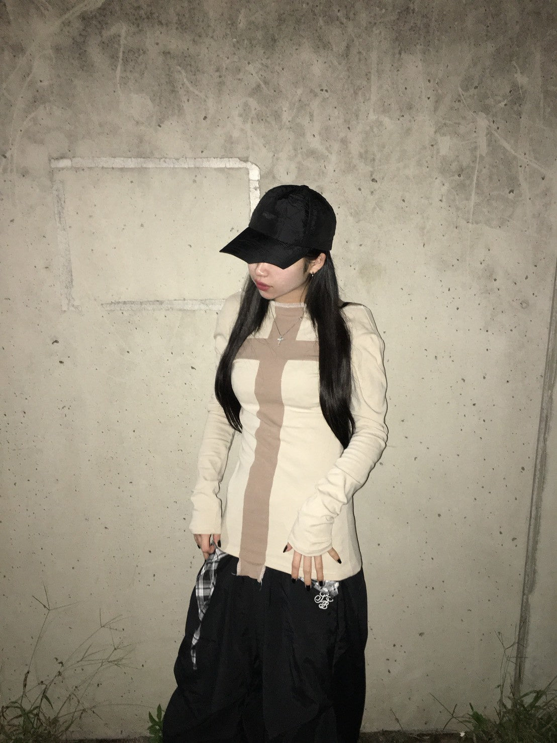 クロスオフショルダートップス NA10178