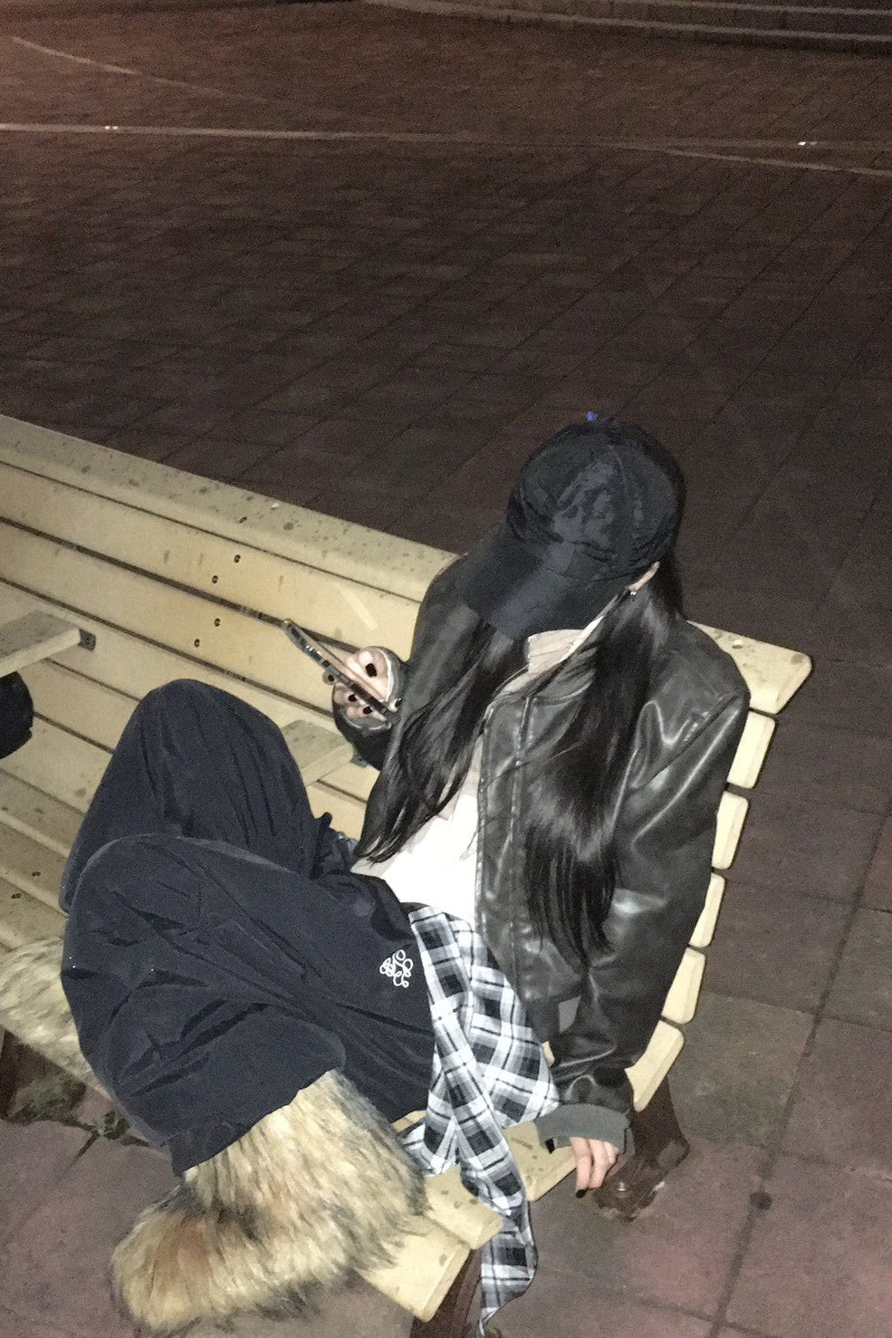 バルーンチェックナイロンパンツ NA10177