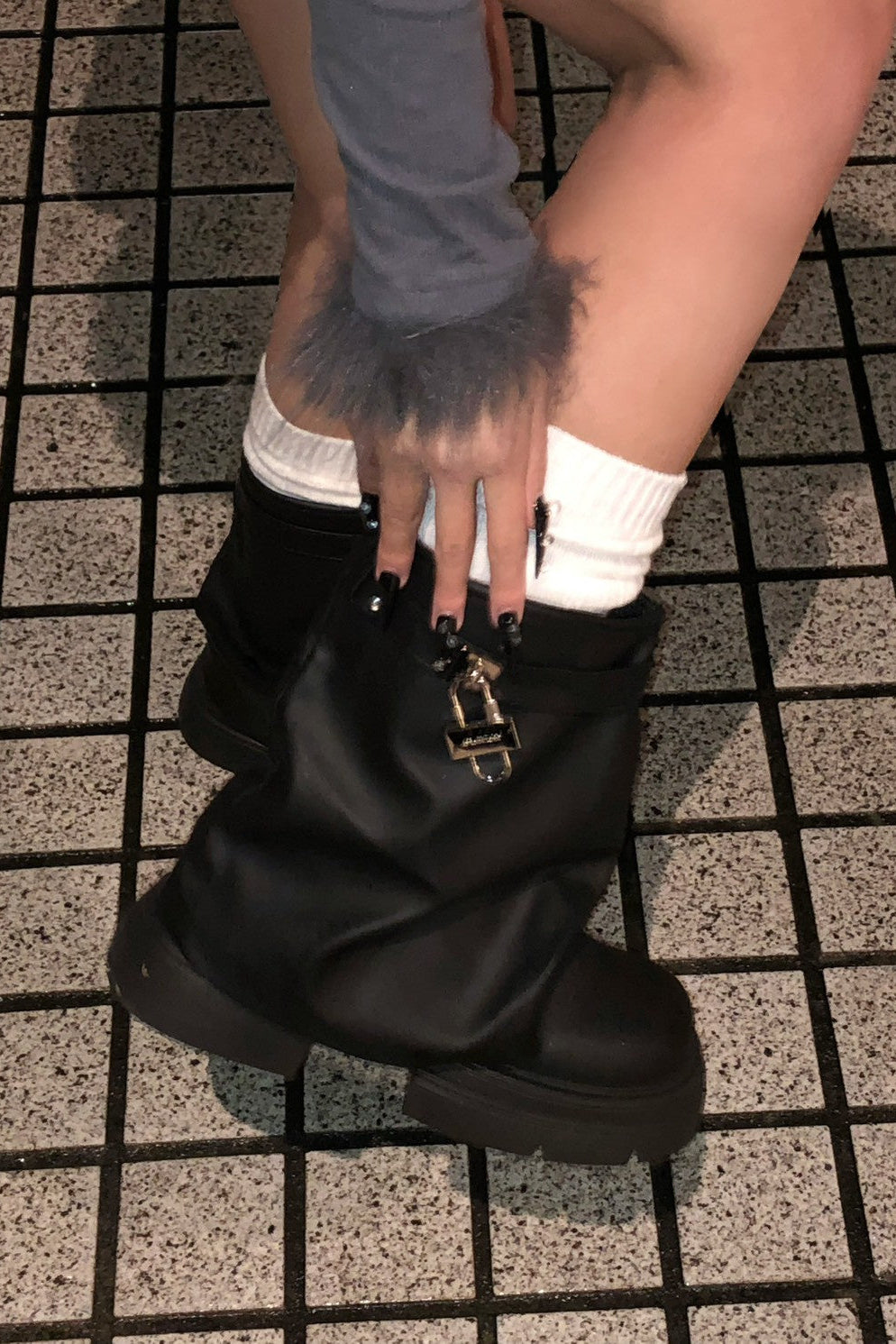 ミディアムチャームカバーブーツ NA10060