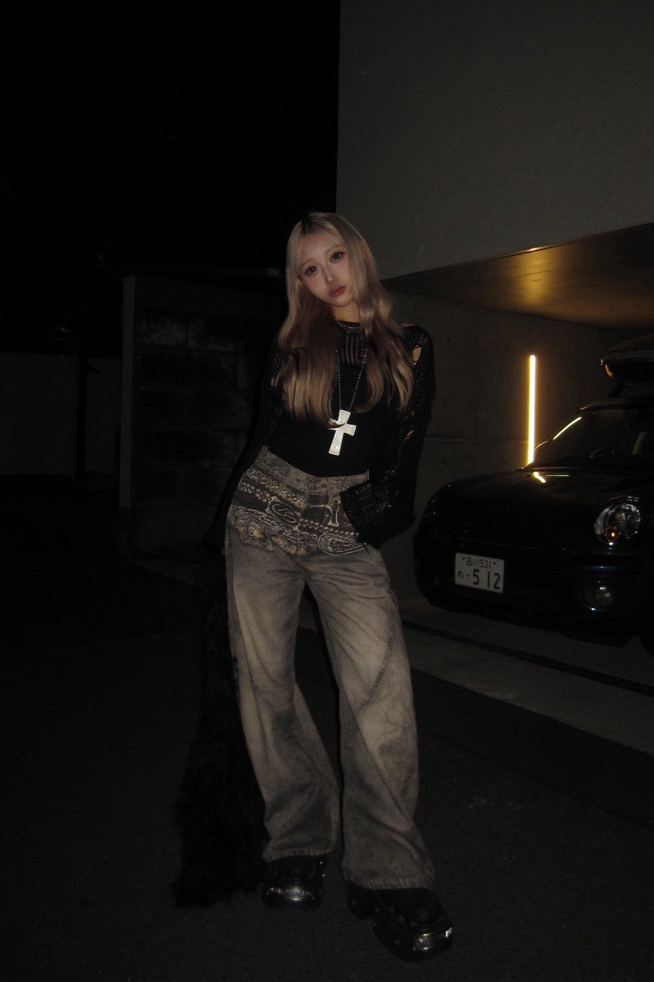 デザインワイドビンテージデニム NA10061