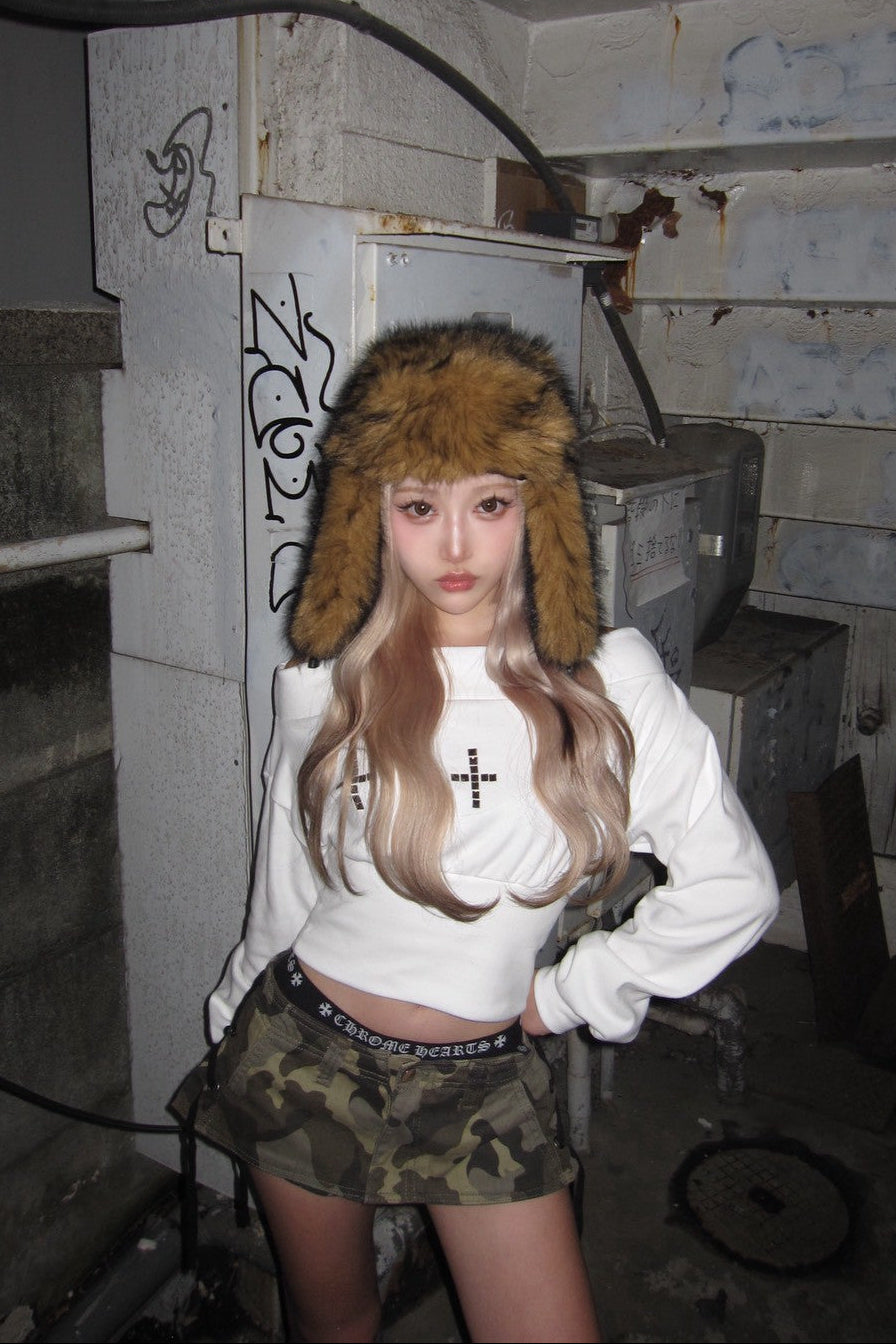 オフショルダークロストップス NA10062