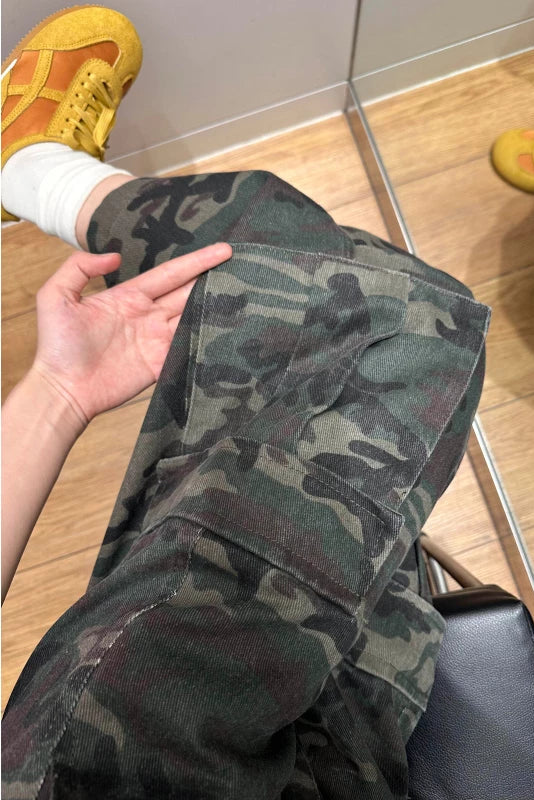 カモフラワイドハーフパンツ NA10953